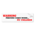Precious Cargo bumper stickers by kristinialeanna Precious Cargo bumper stickers