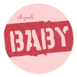 Precious Cargo Shower Round Stickers