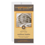 Precious (Citrus) Birth Announcement Photo Card