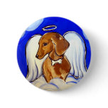 " Precious Dachshund Angel Pet Art Pins"