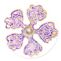 Precious Flower (Mauve) stickers by ShouShou Precious Flower (Mauve) stickers