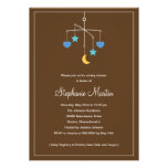 Precious Mobile Baby Shower Invitation - Blue invitations