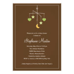 Precious Mobile Baby Shower Invitation - Green invitations