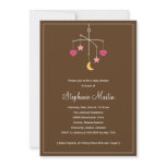 Precious Mobile Baby Shower Invitation - Pink