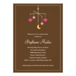 Precious Mobile Baby Shower Invitation - Pink invitations