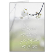Precious moment of Spring Card