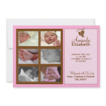 Precious Moments Birth Announcement