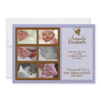 Precious Moments Birth Announcement