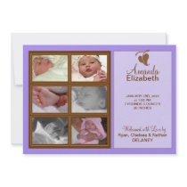 Precious Moments Birth Announcement