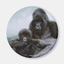 PRECIOUS ~ Mtn Gorillas Magnet