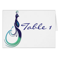 Precious Peacock in Purple, Teal, and Green card
