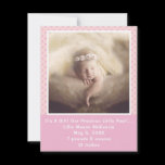 Precious Pearl Baby Girl Announcement