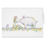 Precious Pig Greeting Card