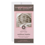 Precious (Pink) Birth Announcement Photo Card