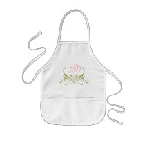 Precious Pink Designer Baby Bib Apron