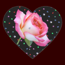 Precious Pink Rose, sticker