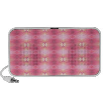 Precious Pretty Pink Patterned Abstract Doodle speakers