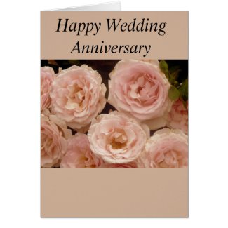 Precious Roses Anniversary Card