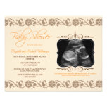 Precious Sonogram Baby Shower Invitation (peach)