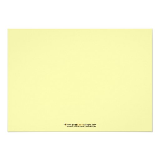 Precious Sonogram Baby Shower Invitation (yellow)