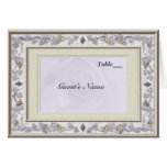 Precious Wedding Table Seating Menu cards