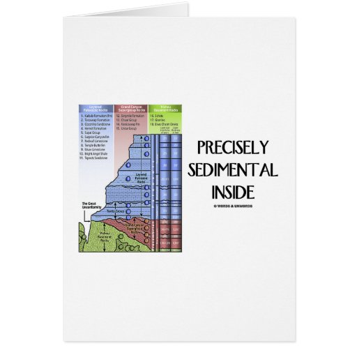 Precisely Sedimental Inside (Grand Canyon) Card
