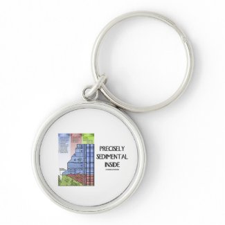 Precisely Sedimental Inside (Grand Canyon) keychain