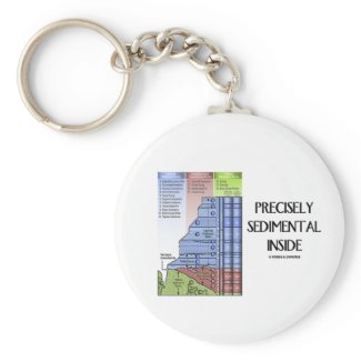 Precisely Sedimental Inside (Grand Canyon) keychain