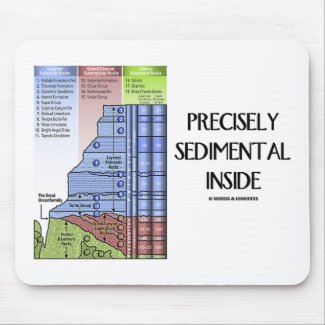 Precisely Sedimental Inside (Grand Canyon) mousepad
