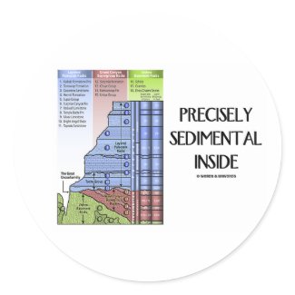 Precisely Sedimental Inside (Grand Canyon) sticker