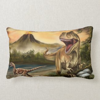 Predator Dinosaurs Lumbar Pillow