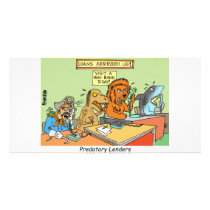 PREDATORY LENDERS / BANKING / BAKERS / FINANCIAL PHOTO CARD
