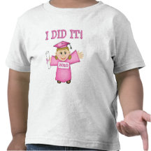 Preescolar de la graduación de los chicas/camiseta