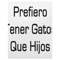 Prefiero Tener Gatos Que Hijos Letterhead Template