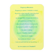 Pregnancy Affirmations Flexible Magnets