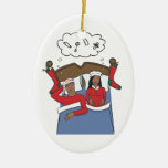 Pregnancy Christmas Ornament- African American