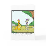 Pregnancy: Rabbit cartoon cards