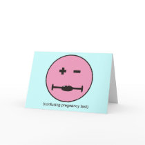 Pregnancy Test Card by Skrimbles Pregnancy Test Card