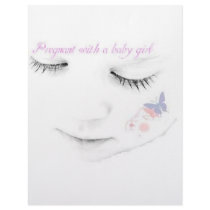 Pregnant baby girl letterhead by ashybaby87 Pregnant baby girl letterhead