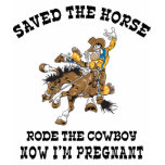 Pregnant Cowgirl Maternity T-Shirt