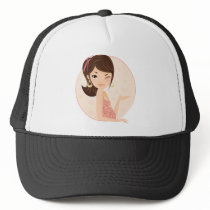 Pregnant Trucker Hat