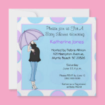 Pregnant Mom Baby Shower Invitation invitations