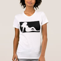 Pregnant Mudflap girl t-shirts