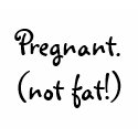Pregnant.(not fat!) t-shirts
