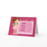 Pregnant Pickle Diva . Greeting Card