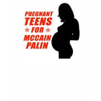 Pregnant Teens for Palin t-shirts