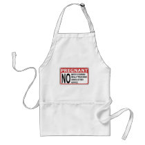 PREGNANT WARNING aprons by parentathlon PREGNANT WARNING aprons