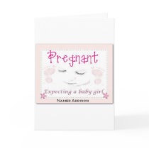 Pregnant with Addison Greeting Cards
