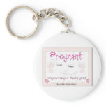 Pregnant with Addison Key Chain