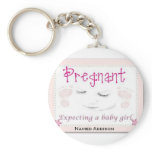 Pregnant with Addison Key Chains